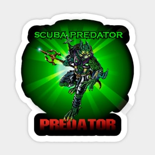 Scuba Predator Kenner Sticker